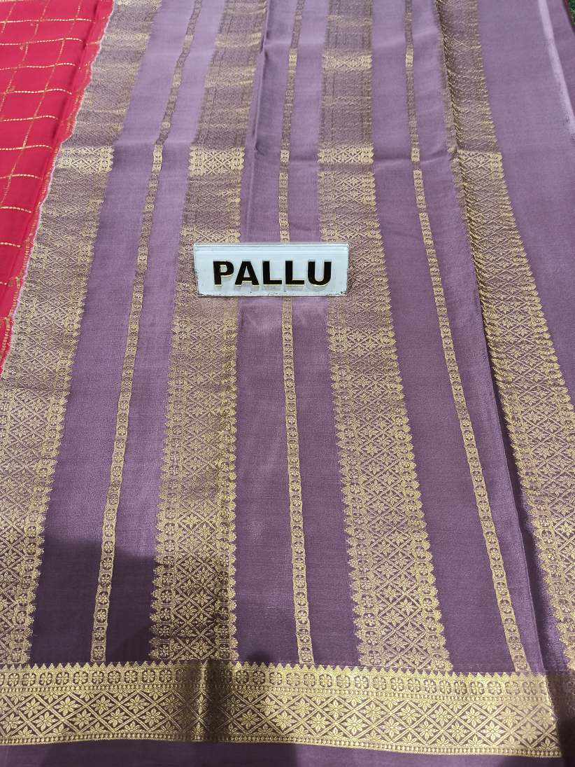 Pure Mysore Silk Saree.
