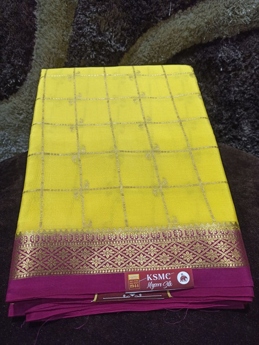 Pure Mysore Silk Saree.