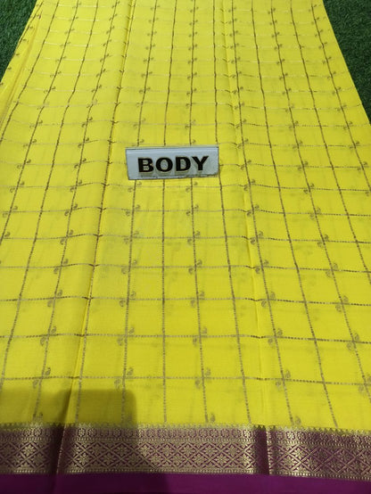 Pure Mysore Silk Saree.