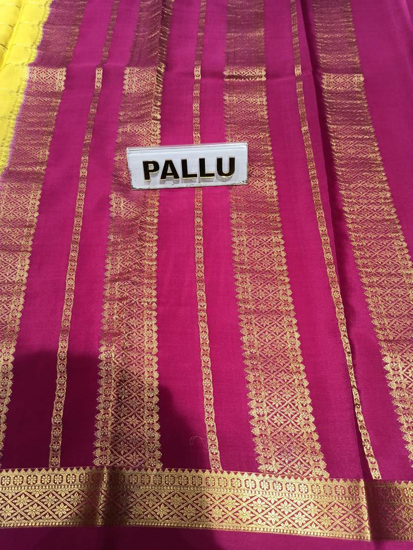 Pure Mysore Silk Saree.