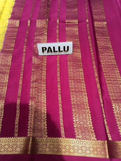 Pure Mysore Silk Saree.