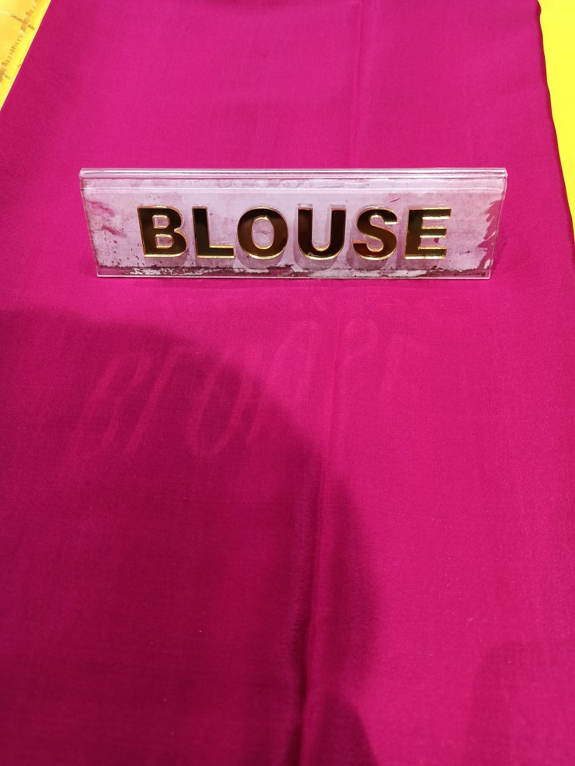 Pure Mysore Silk Saree.