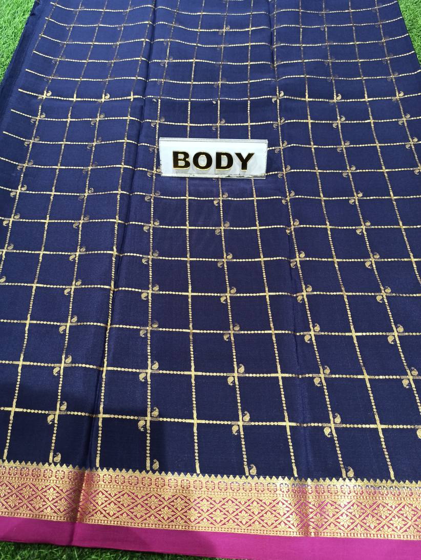 Pure Mysore Silk Saree.