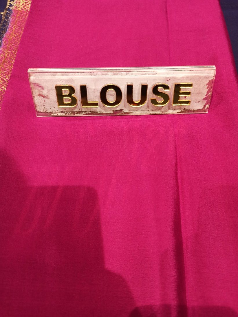 Pure Mysore Silk Saree.