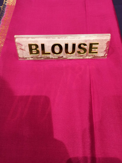 Pure Mysore Silk Saree.