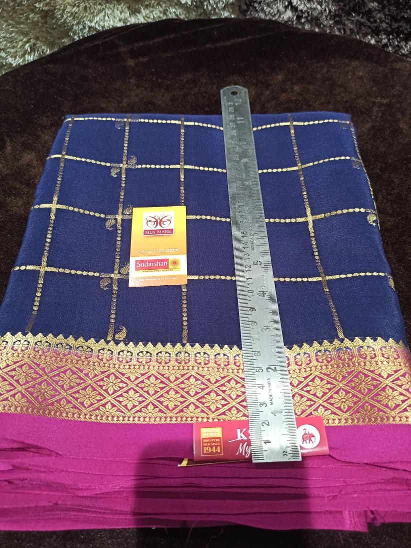 Pure Mysore Silk Saree.