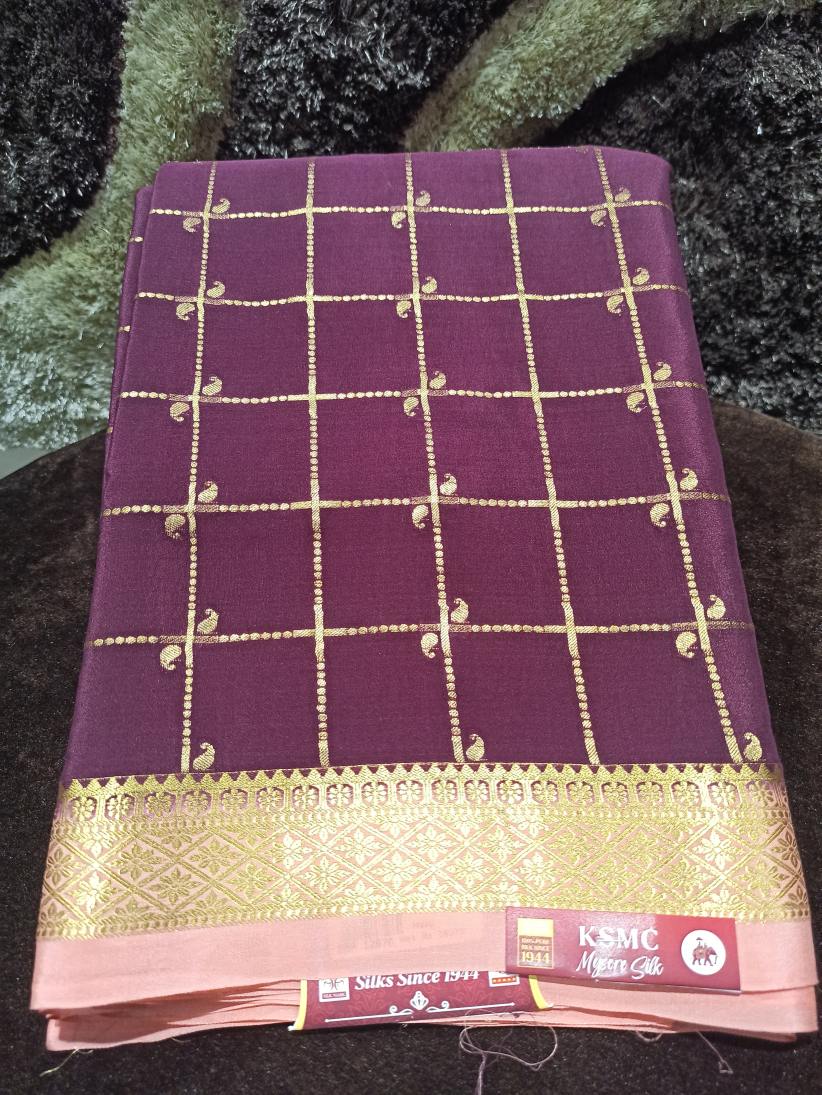 Pure Mysore Silk Saree.