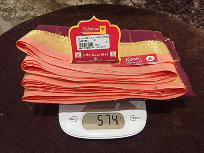 Pure Mysore Silk Saree.