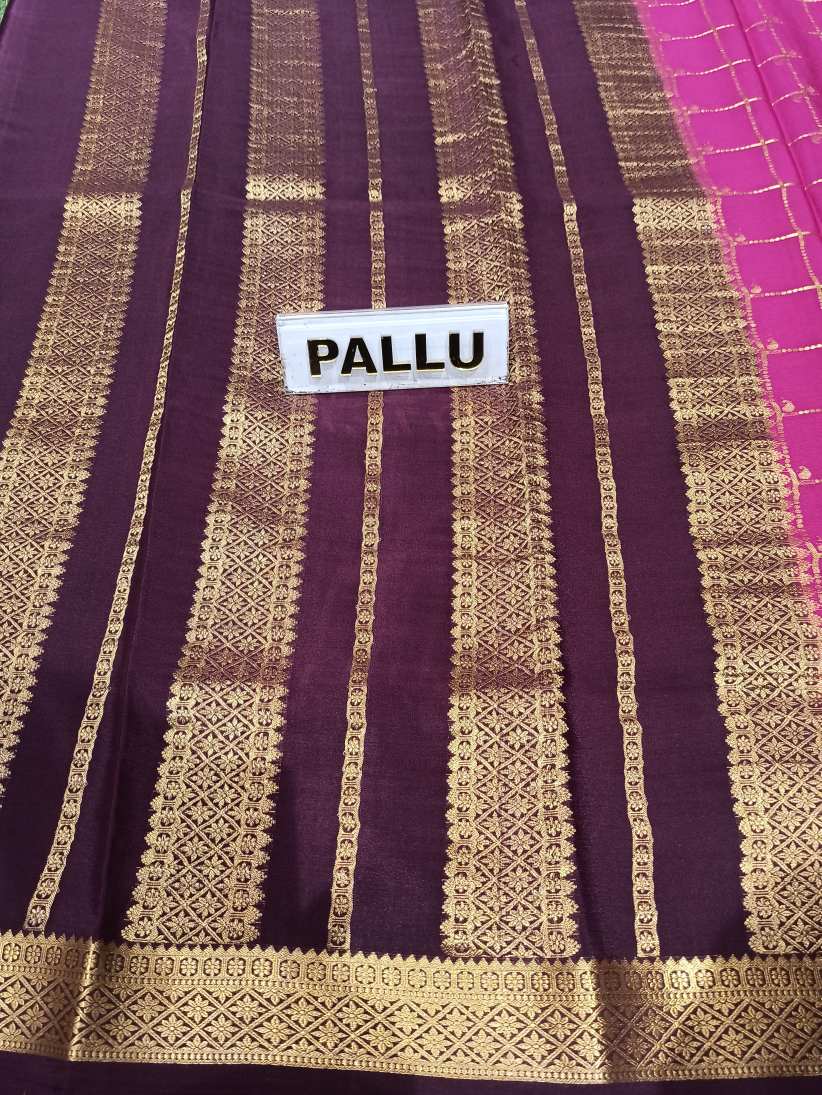 Pure Mysore Silk Saree.