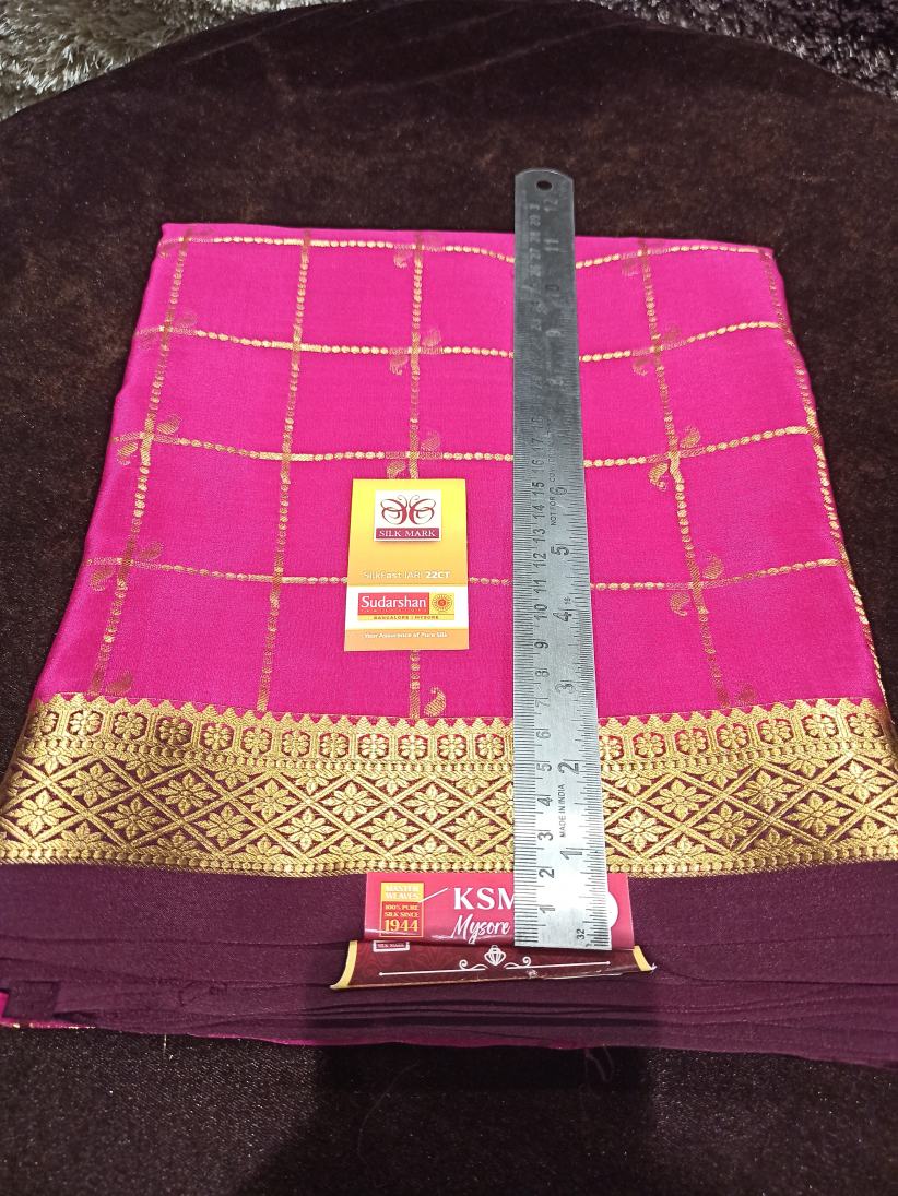 Pure Mysore Silk Saree.