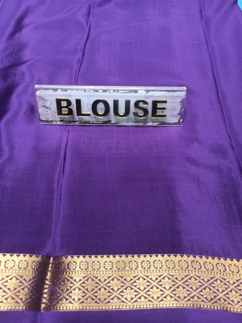 Pure Mysore Silk Saree.