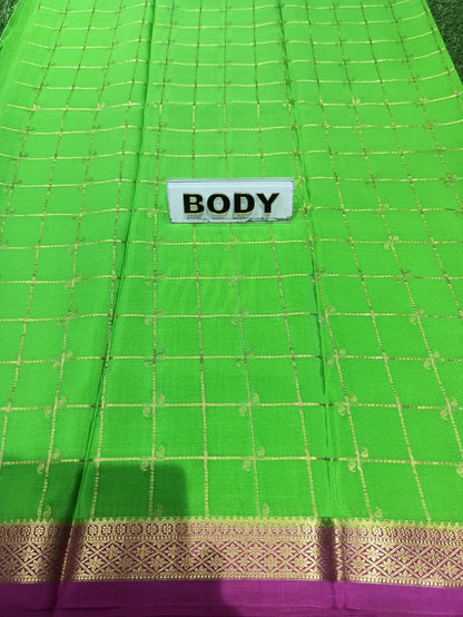 Pure Mysore Silk Saree.