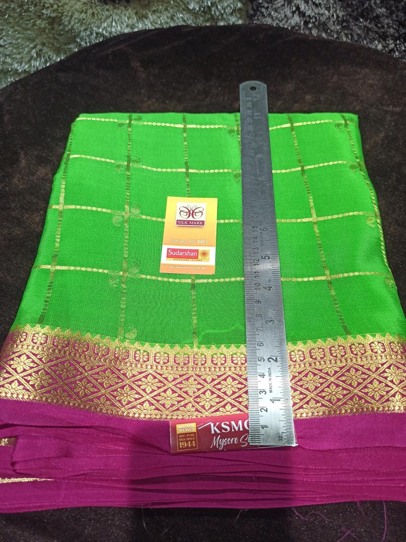 Pure Mysore Silk Saree.