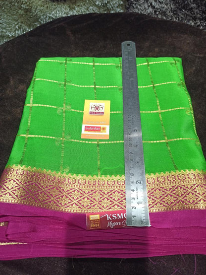 Pure Mysore Silk Saree.