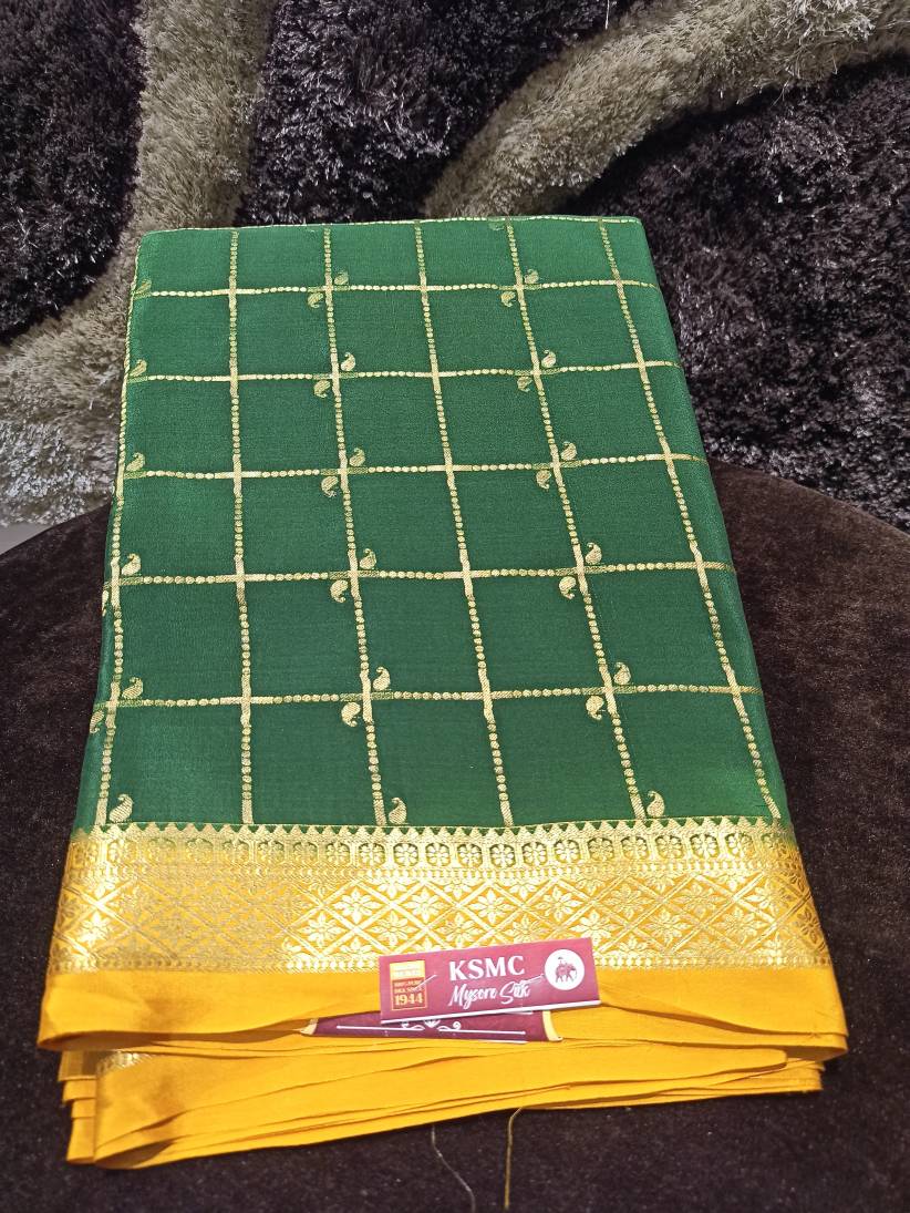 Pure Mysore Silk Saree.