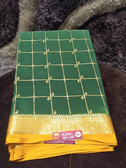 Pure Mysore Silk Saree.