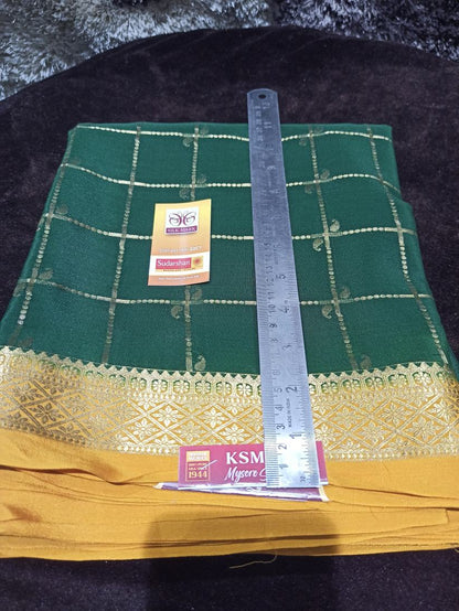 Pure Mysore Silk Saree.