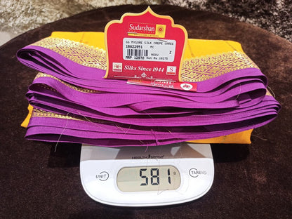 Pure Mysore Silk Saree.