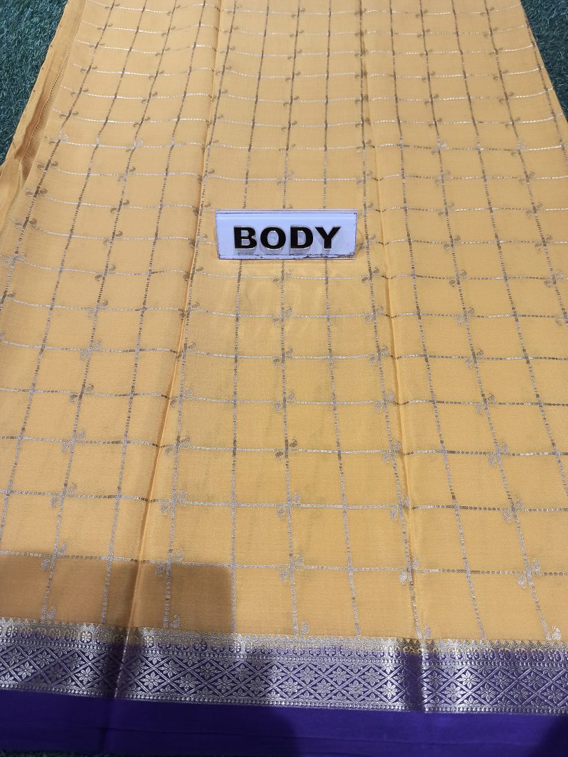 Pure Mysore Silk Saree.