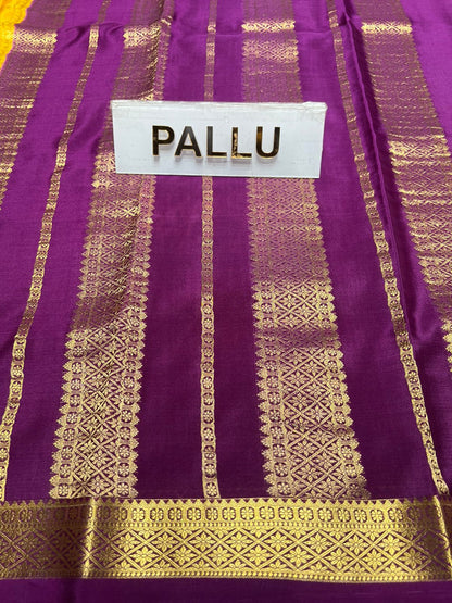 Pure Mysore Silk Saree.