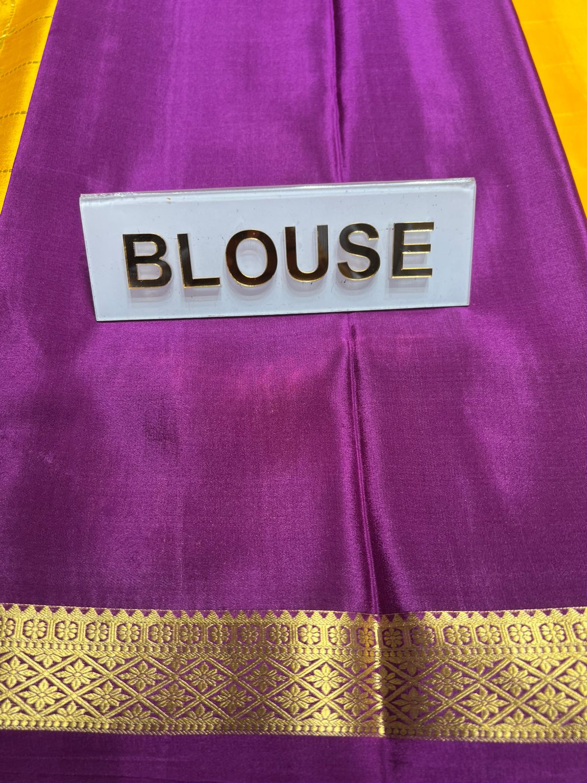 Pure Mysore Silk Saree.