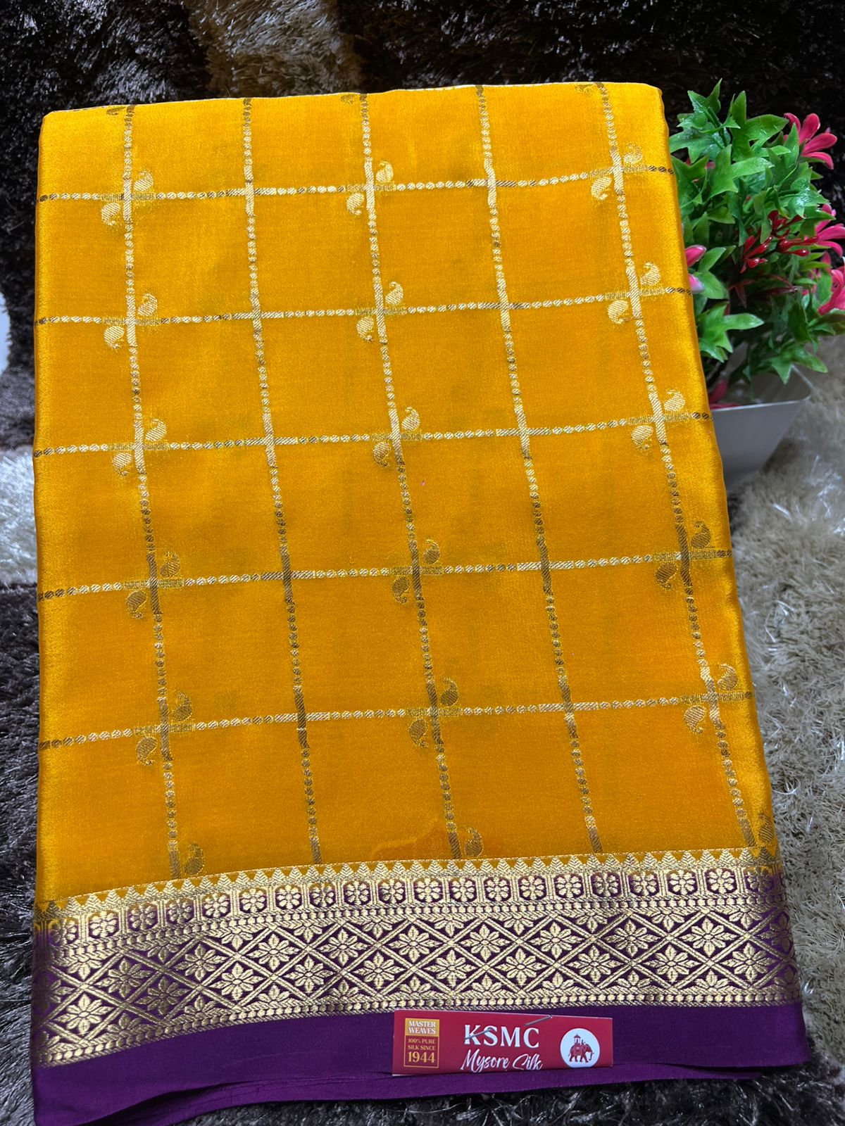 Pure Mysore Silk Saree.