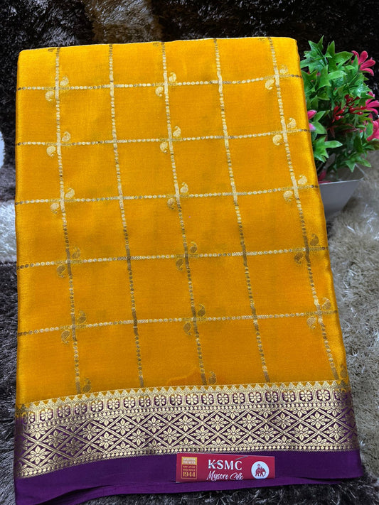 Pure Mysore Silk Saree.