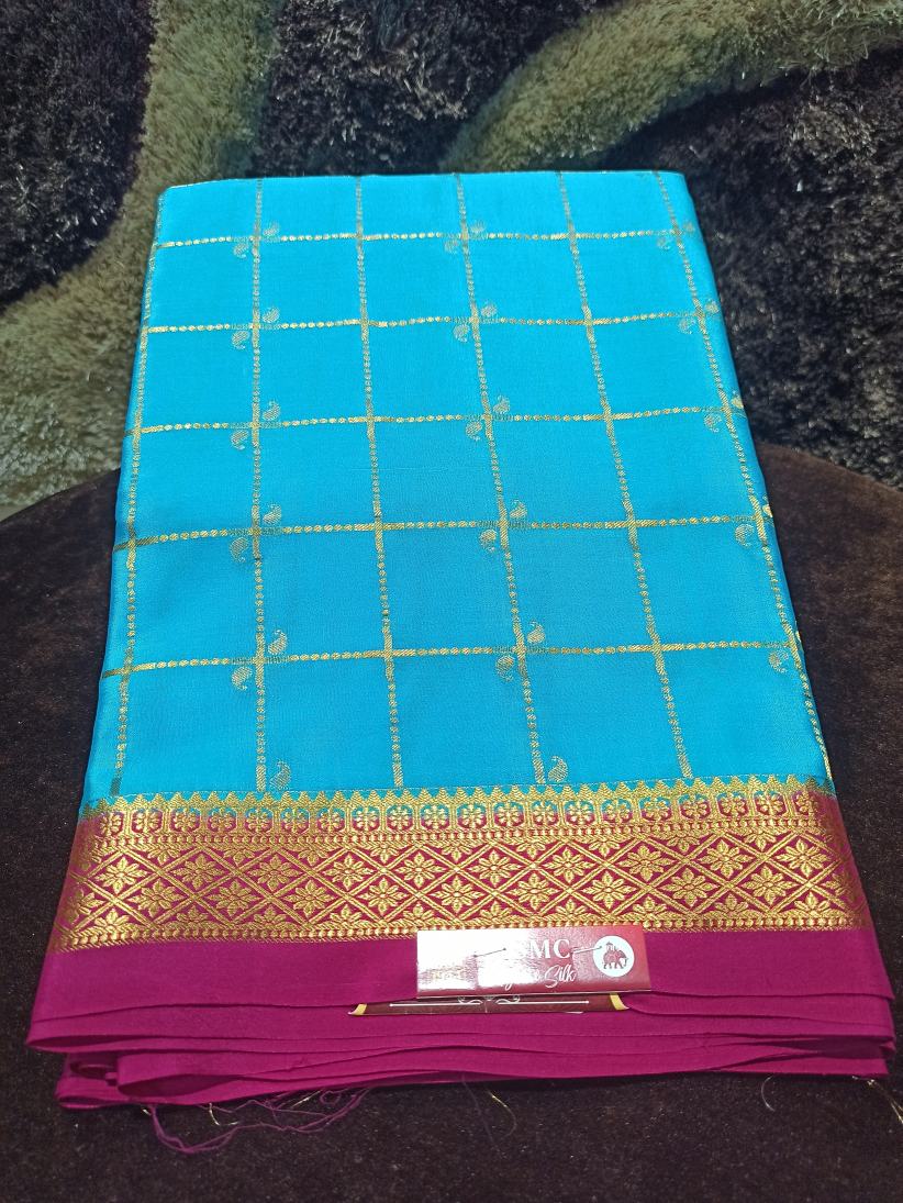 Pure Mysore Silk Saree.