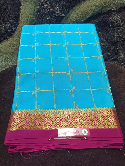 Pure Mysore Silk Saree.