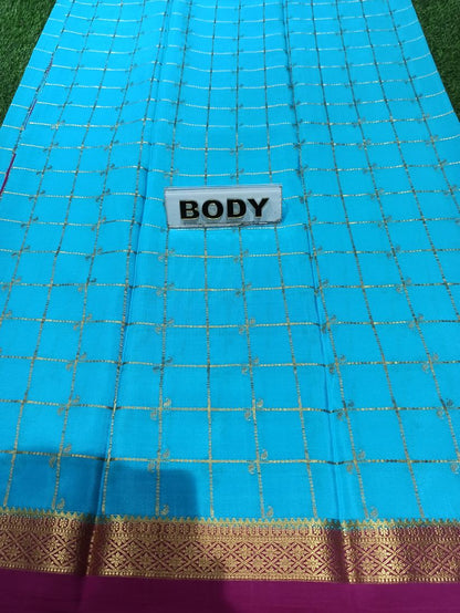 Pure Mysore Silk Saree.