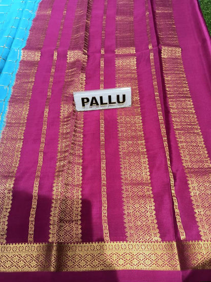 Pure Mysore Silk Saree.