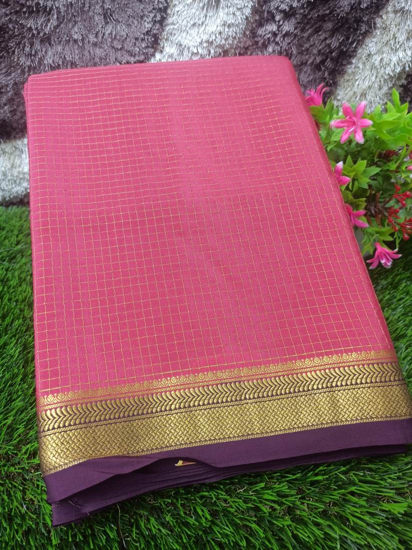Pure Mysore Silk Saree.