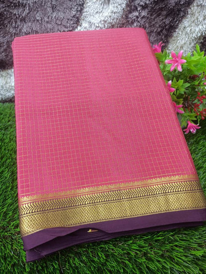 Pure Mysore Silk Saree.