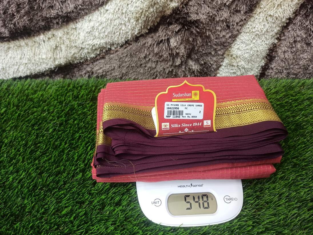 Pure Mysore Silk Saree.