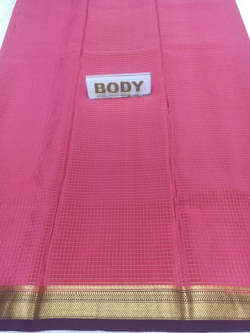 Pure Mysore Silk Saree.