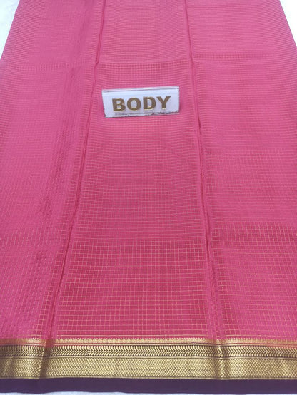 Pure Mysore Silk Saree.