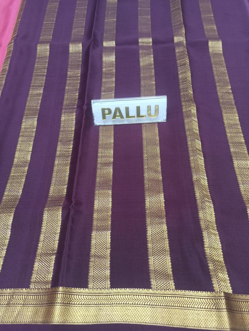Pure Mysore Silk Saree.