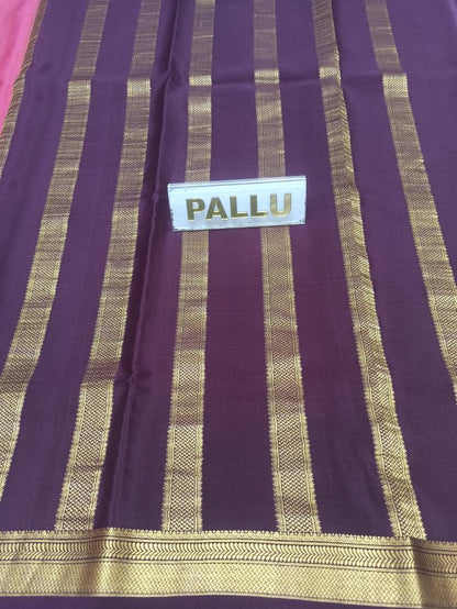 Pure Mysore Silk Saree.