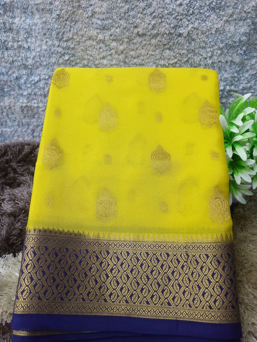 Pure Mysore Silk Saree.