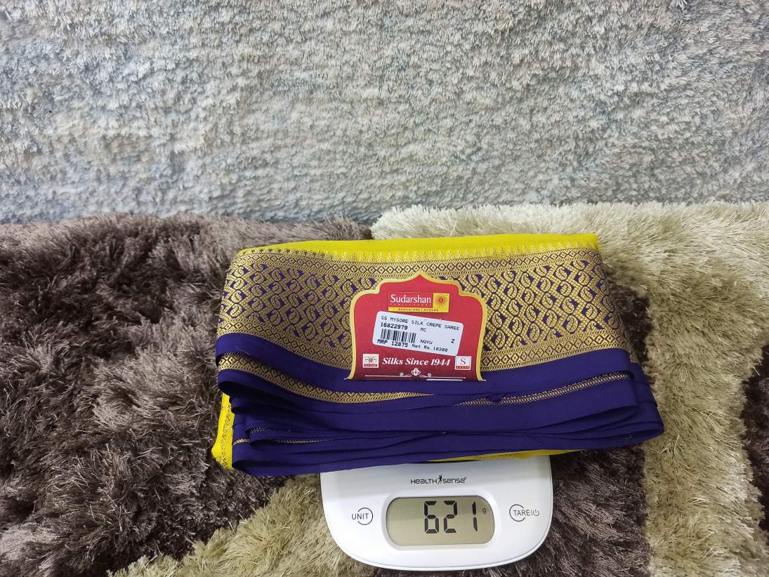 Pure Mysore Silk Saree.