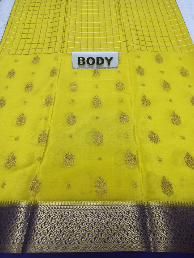 Pure Mysore Silk Saree.