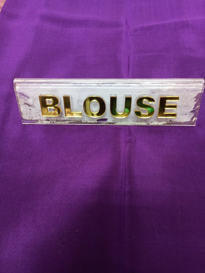 Pure Mysore Silk Saree.