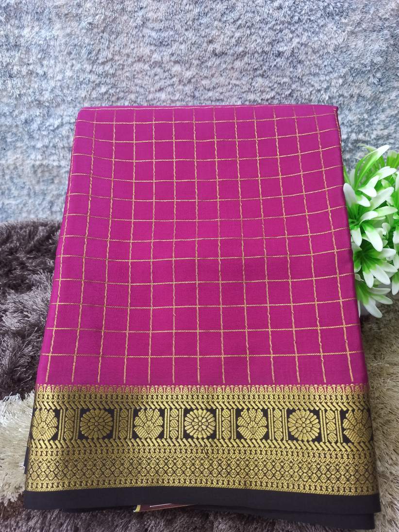 Pure Mysore Silk Saree.