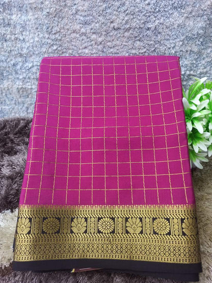 Pure Mysore Silk Saree.