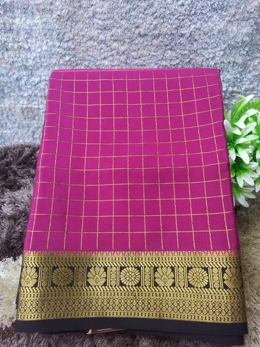 Pure Mysore Silk Saree.