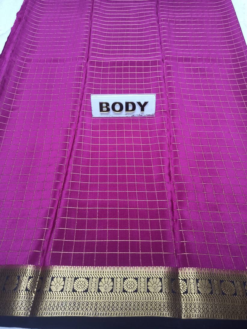 Pure Mysore Silk Saree.