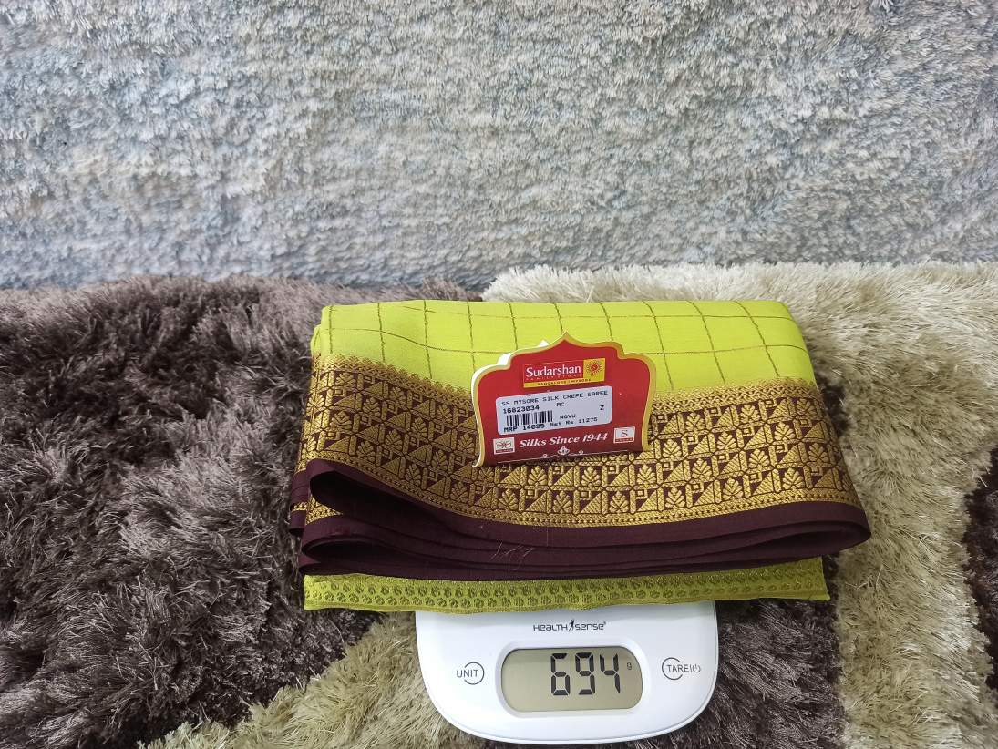 Pure Mysore Silk Saree.