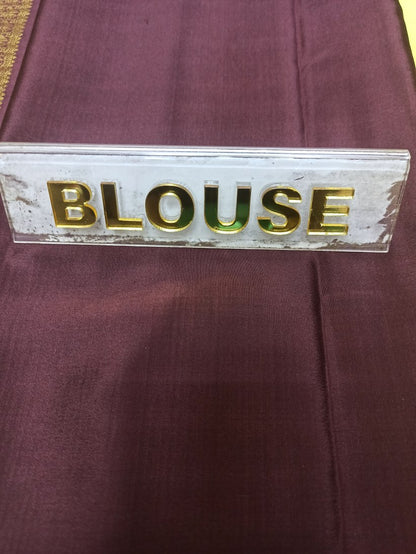 Pure Mysore Silk Saree.