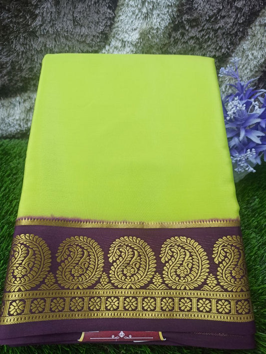 Pure Mysore Silk Saree.