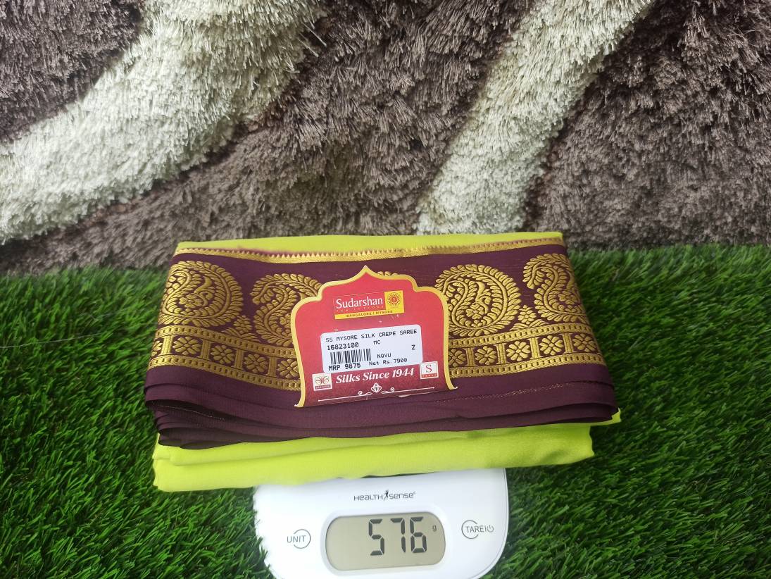 Pure Mysore Silk Saree.